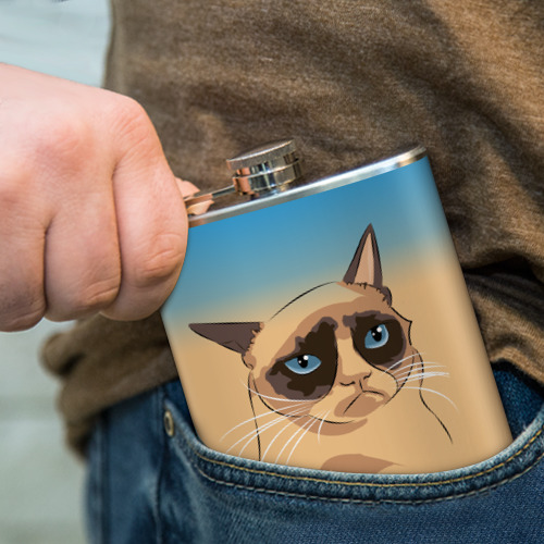 Фляга Grumpy cat ART - фото 4