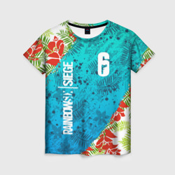 Женская футболка 3D R6S sunsplash premium pack Rainbow Six Siege summer тропики