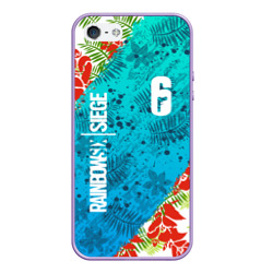 Чехол для iPhone 5/5S матовый R6S sunsplash premium pack Rainbow Six Siege summer тропики