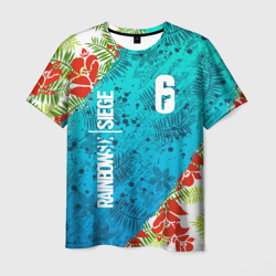 Мужская футболка 3D R6S sunsplash premium pack Rainbow Six Siege summer тропики