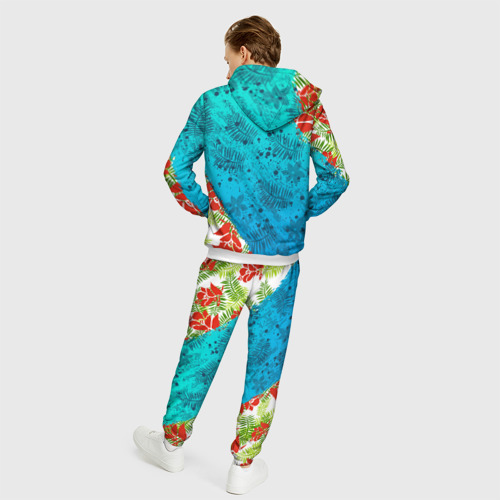 Мужской костюм с толстовкой 3D R6S sunsplash premium pack Rainbow Six Siege summer тропики, цвет белый - фото 4