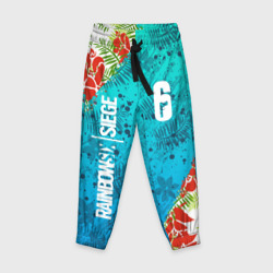 Детские брюки 3D R6S sunsplash premium pack Rainbow Six Siege summer тропики