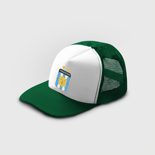 Кепка тракер с сеткой Аргентина, цвет зеленый - фото 3