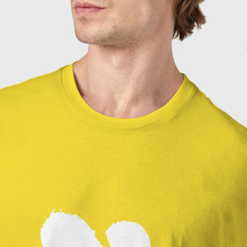 Мужская футболка хлопок XXXTentacion, цвет желтый - фото 6