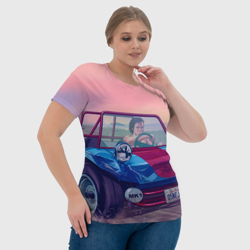 Женская футболка 3D GTA 5, цвет 3D печать - фото 6