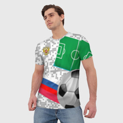 Мужская футболка 3D Русский футбол - фото 2