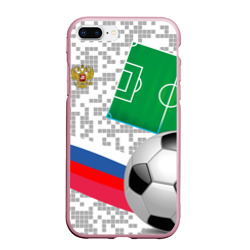 Чехол для iPhone 7Plus/8 Plus матовый Русский футбол