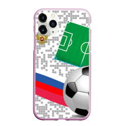Чехол для iPhone 11 Pro Max матовый Русский футбол