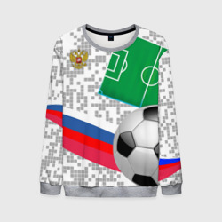 Мужской свитшот 3D Русский футбол
