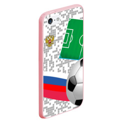 Чехол для iPhone 5/5S матовый Русский футбол - фото 2