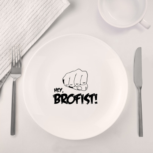 Набор: тарелка + кружка Brofist PewDiePie - фото 4