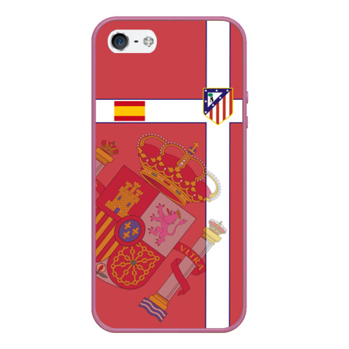 Чехол для iPhone 5/5S матовый ATLETICO MADRID.