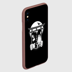 Чехол для iPhone XS Max матовый Хаку и Тихиро, спина к спине - фото 2
