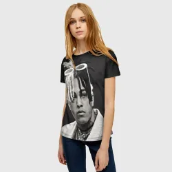 Женская футболка 3D XXXTentacion sad - фото 2