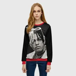Женский свитшот 3D XXXTentacion sad - фото 2