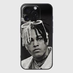 Чехол для iPhone 16 Pro Max силиконовый с защитой камеры XXXTentacion sad