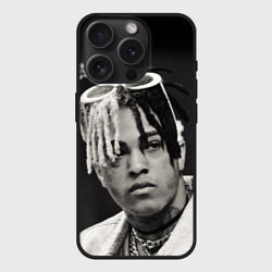 Чехол силиконовый для Apple iPhone 15 Pro Мax матовый XXXTentacion sad