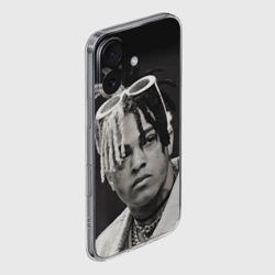 Чехол для iPhone 16 силиконовый с защитой камеры XXXTentacion sad - фото 2