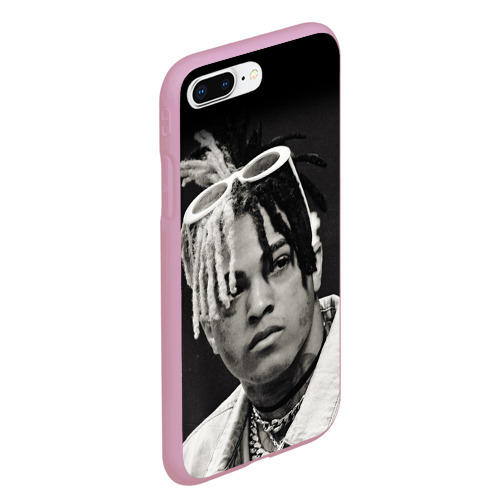 Чехол для iPhone 7Plus/8 Plus матовый XXXTentacion sad, цвет розовый - фото 3