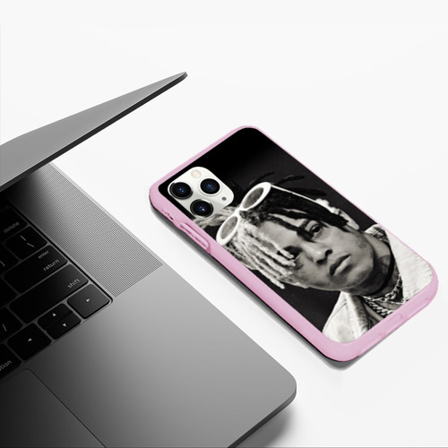 Чехол для iPhone 11 Pro Max матовый XXXTentacion sad, цвет розовый - фото 5