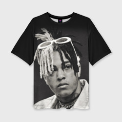 Женская футболка oversize 3D XXXTentacion sad