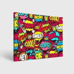 Холст прямоугольный Стиль pop-art