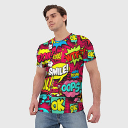 Мужская футболка 3D Стиль pop-art - фото 2