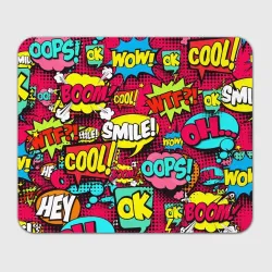 Прямоугольный коврик для мышки Стиль pop-art