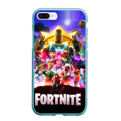 Чехол для iPhone 7Plus/8 Plus матовый Fortnite Королевская Битва