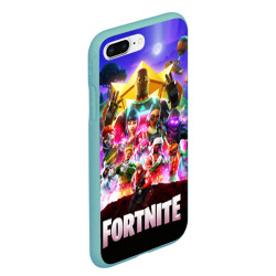 Чехол для iPhone 7Plus/8 Plus матовый Fortnite Королевская Битва - фото 2