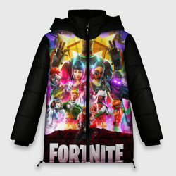 Женская зимняя куртка Oversize Fortnite Королевская Битва