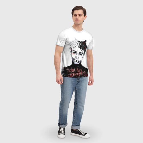Мужская футболка 3D XXXTentacion, цвет 3D печать - фото 5