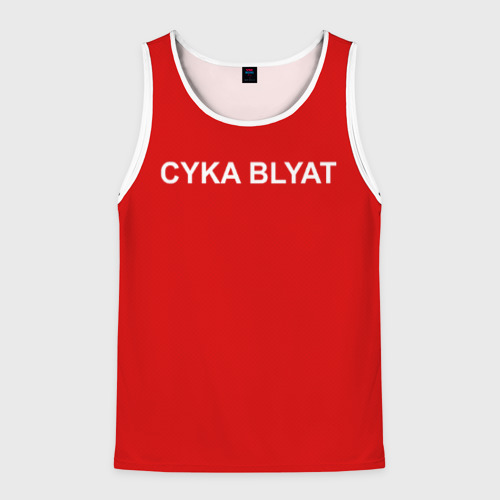 Мужская майка 3D Cyka Blayt in red