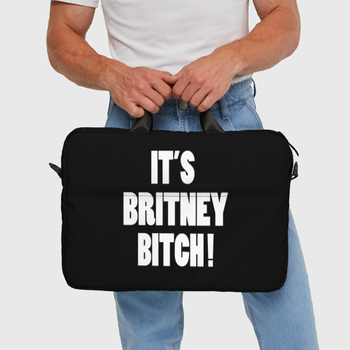 Сумка для ноутбука 3D Its Britney Bitch, цвет 3D печать - фото 5