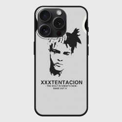 Чехол силиконовый для Apple iPhone 15 Pro Мax матовый XXXTentacion