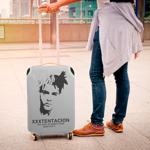 Чехол для чемодана 3D XXXTentacion, цвет 3D печать - фото 4