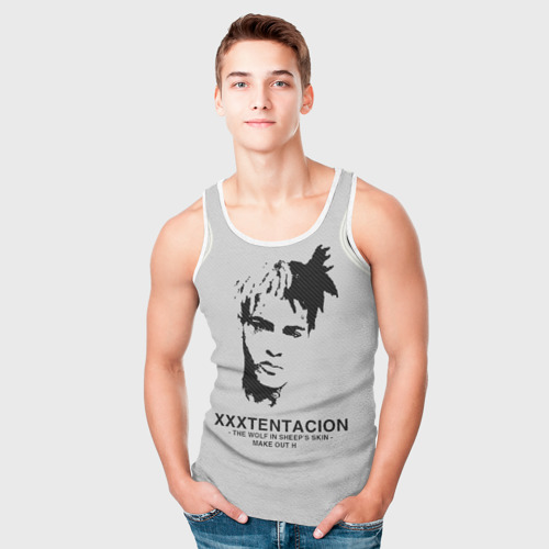 Мужская майка 3D XXXTentacion, цвет 3D печать - фото 5