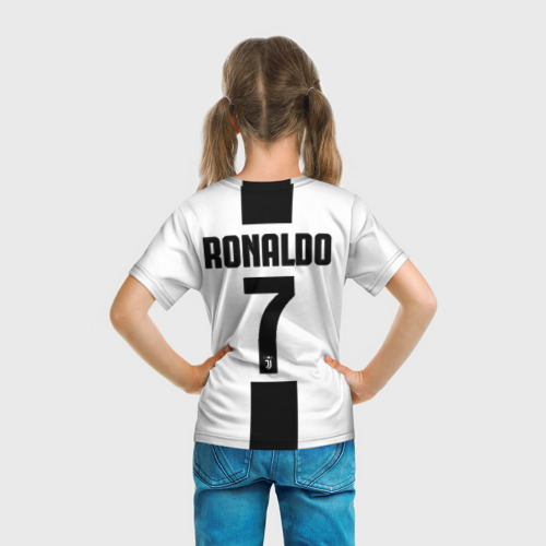 Детская футболка 3D Роналду Ювентус, цвет 3D печать - фото 6
