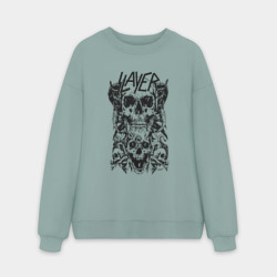 Мужской свитшот oversize без начеса хлопок Slayer