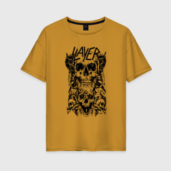 Женская футболка хлопок Oversize Slayer