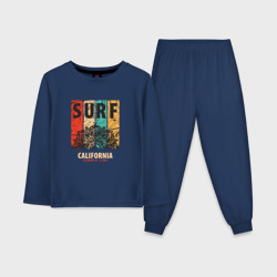 Детская пижама с лонгсливом хлопок Surf