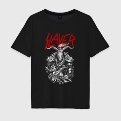 Мужская футболка хлопок Oversize Slayer