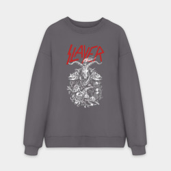 Мужской свитшот oversize без начеса хлопок Slayer