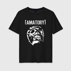 Женская футболка хлопок Oversize Amatory