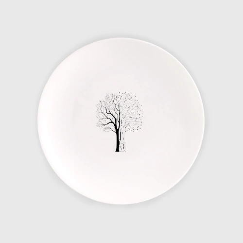 Тарелка Digital tree