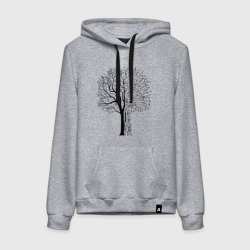 Женская толстовка хлопок Digital tree