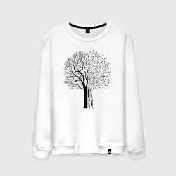 Мужской свитшот хлопок Digital tree