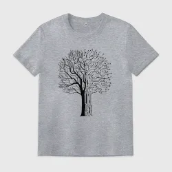 Мужская футболка хлопок Digital tree
