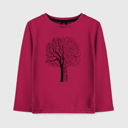 Детский лонгслив хлопок Digital tree