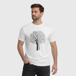 Мужская футболка хлопок Digital tree - фото 2